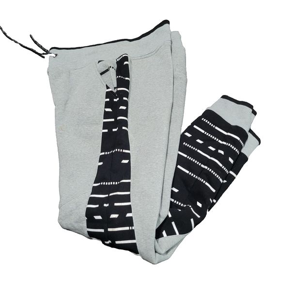 NWT Brooklyn Standard Joggers XL (36Wx31L) Adult Fleece Drawstring Gray Black - Picture 2 of 9